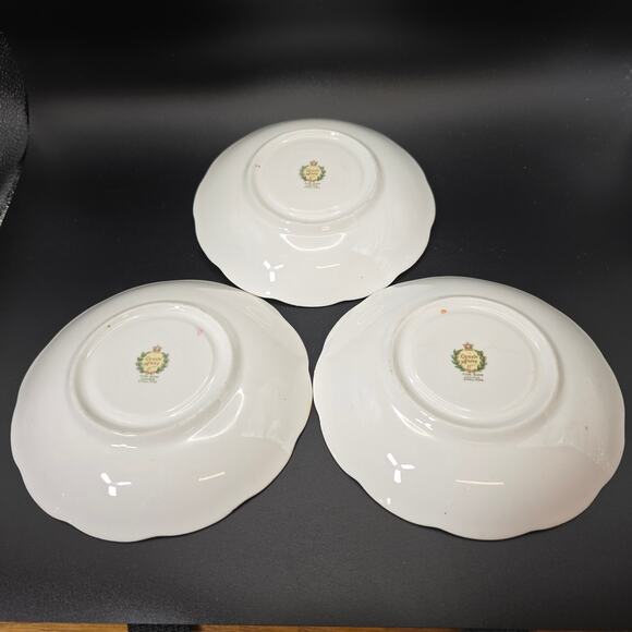 Vintage Queen’s Rosina Thistle Teacup and Saucer Set Gold Trim England - Picture 5 of 11